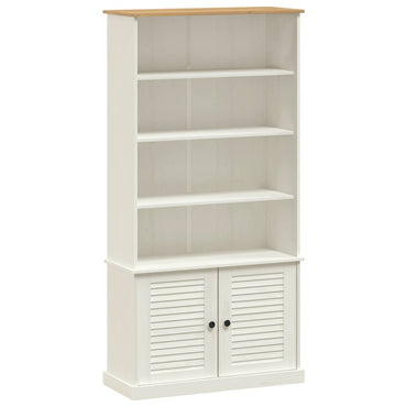vidaXL Bücherregal VIGO Weiß 85x35x170 cm Massivholz Kiefer