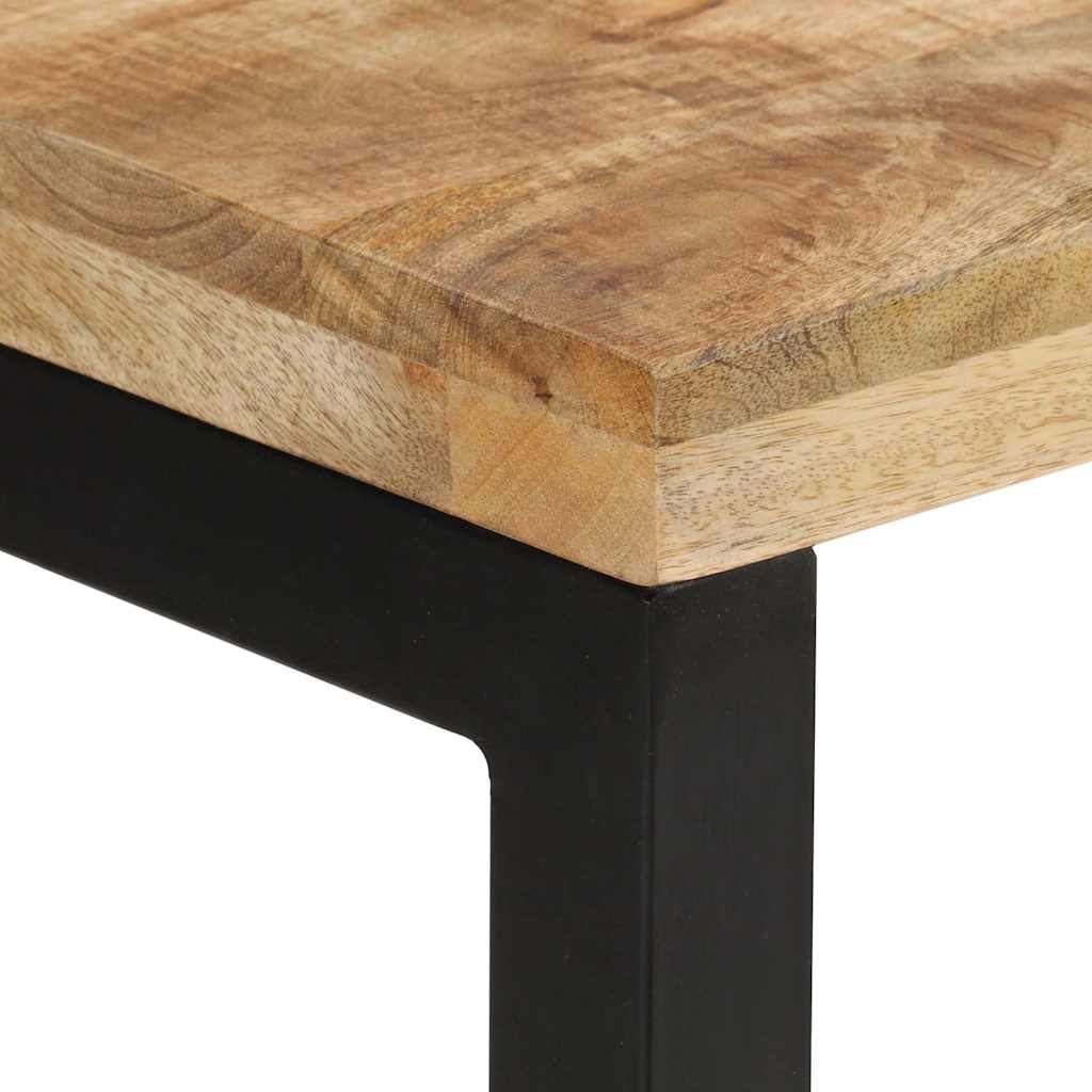 vidaXL Table console 110x35x76 cm Bois de manguier brut massif