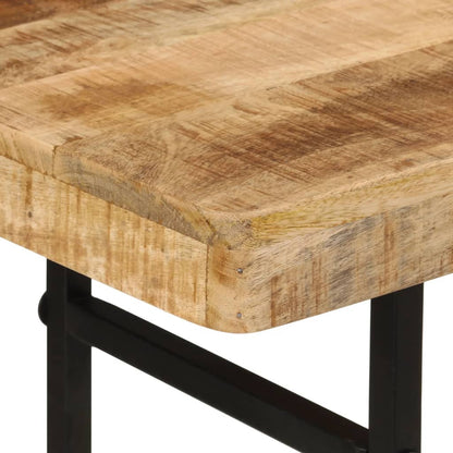 vidaXL Console 112x36x76 cm Bois de manguier massif et fer