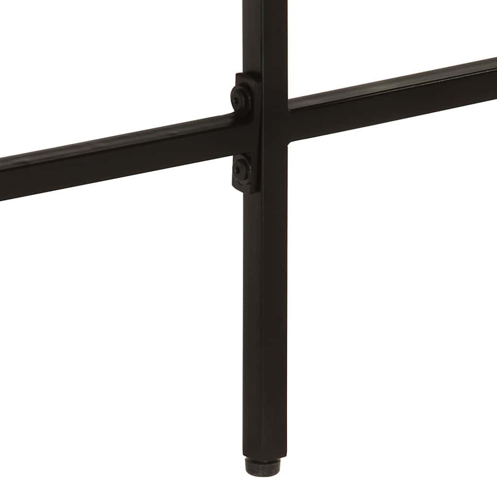 vidaXL Schreibtisch 165x110x77 cm Massivholz Mango und Eisen