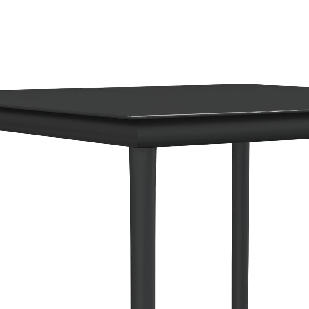 vidaXL 5-tlg. Garten-Essgruppe mit Kissen Poly Rattan und Stahl