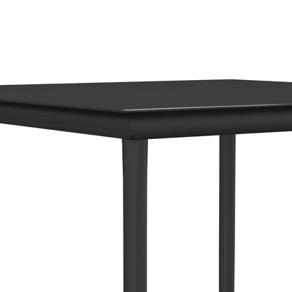 vidaXL 5-tlg. Garten-Essgruppe mit Kissen Poly Rattan und Stahl