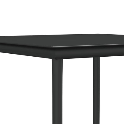 vidaXL 5-tlg. Garten-Essgruppe mit Kissen Poly Rattan und Stahl