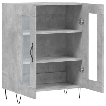 Sideboard Betongrau 69,5x34x90 cm Holzwerkstoff