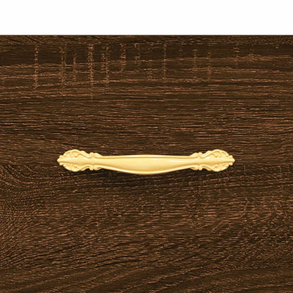 vidaXL Sideboard Braun Eichen-Optik 69,5x34x90 cm Holzwerkstoff