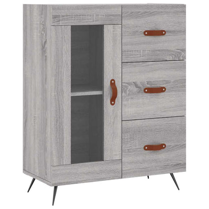 Sideboard Grau Sonoma 69,5x34x90 cm Holzwerkstoff