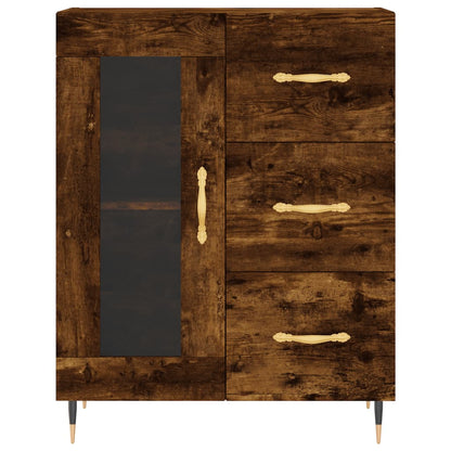 vidaXL Sideboard Räuchereiche 69,5x34x90 cm Holzwerkstoff