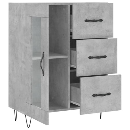 Sideboard Betongrau 69,5x34x90 cm Holzwerkstoff