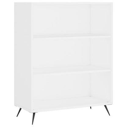 vidaXL Bücherregal Weiß 69,5x32,5x90 cm Holzwerkstoff
