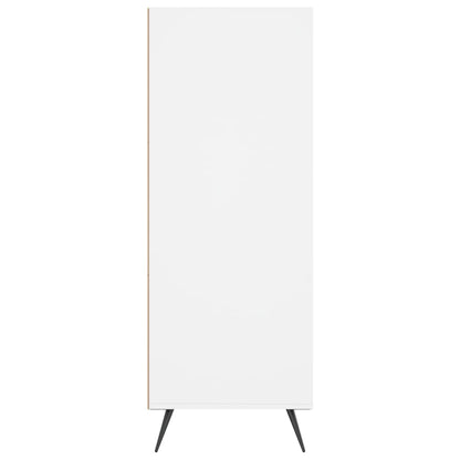 vidaXL Bücherregal Weiß 69,5x32,5x90 cm Holzwerkstoff