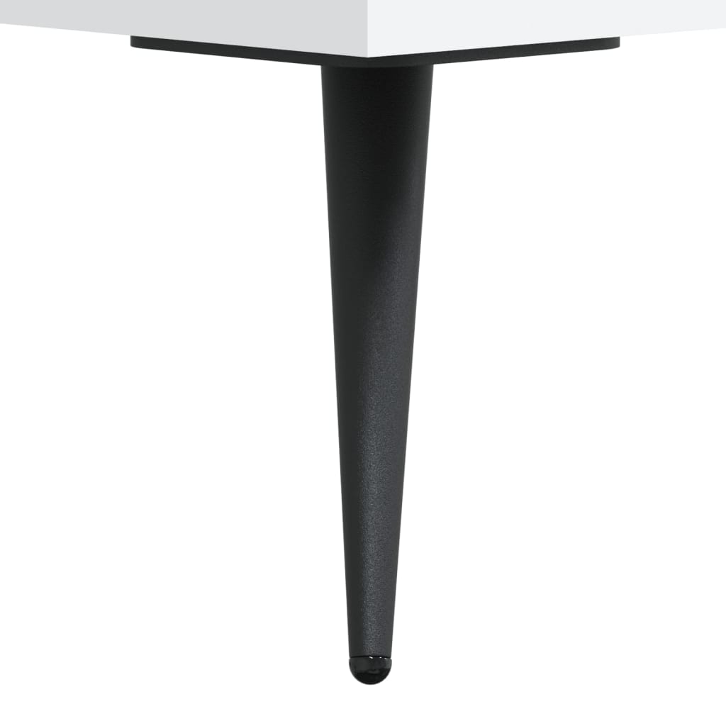 vidaXL Bücherregal Weiß 69,5x32,5x90 cm Holzwerkstoff