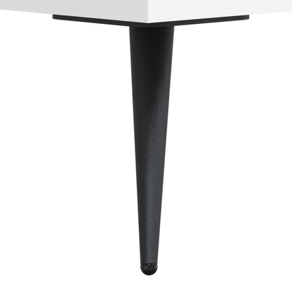 vidaXL Bücherregal Weiß 69,5x32,5x90 cm Holzwerkstoff