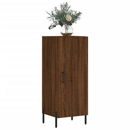 Sideboard Braun Eichen-Optik 34,5x34x90 cm Holzwerkstoff