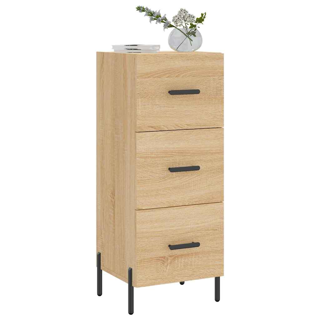 Sideboard Sonoma-Eiche 34,5x34x90 cm Holzwerkstoff