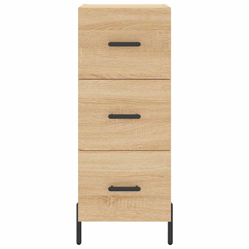 Sideboard Sonoma-Eiche 34,5x34x90 cm Holzwerkstoff