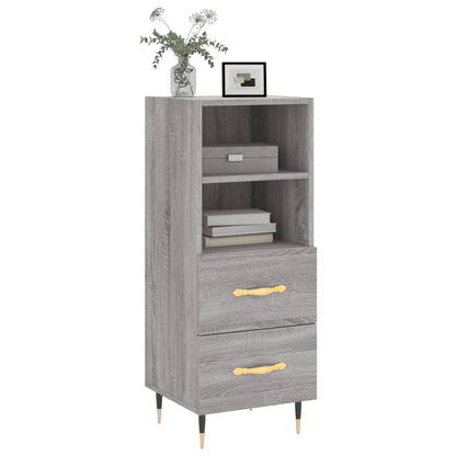 Sideboard Grau Sonoma 34,5x34x90 cm Holzwerkstoff