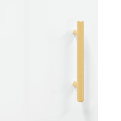 vidaXL Buffet haut brillant blanc 34,5x34x90 cm Bois d'ingénierie
