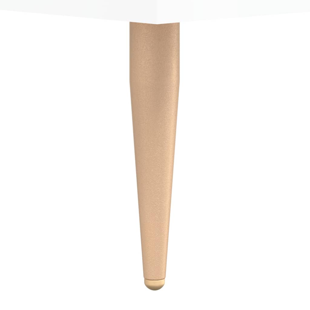 vidaXL Buffet haut brillant blanc 34,5x34x90 cm Bois d'ingénierie
