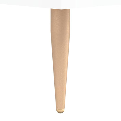 vidaXL Buffet haut brillant blanc 34,5x34x90 cm Bois d'ingénierie