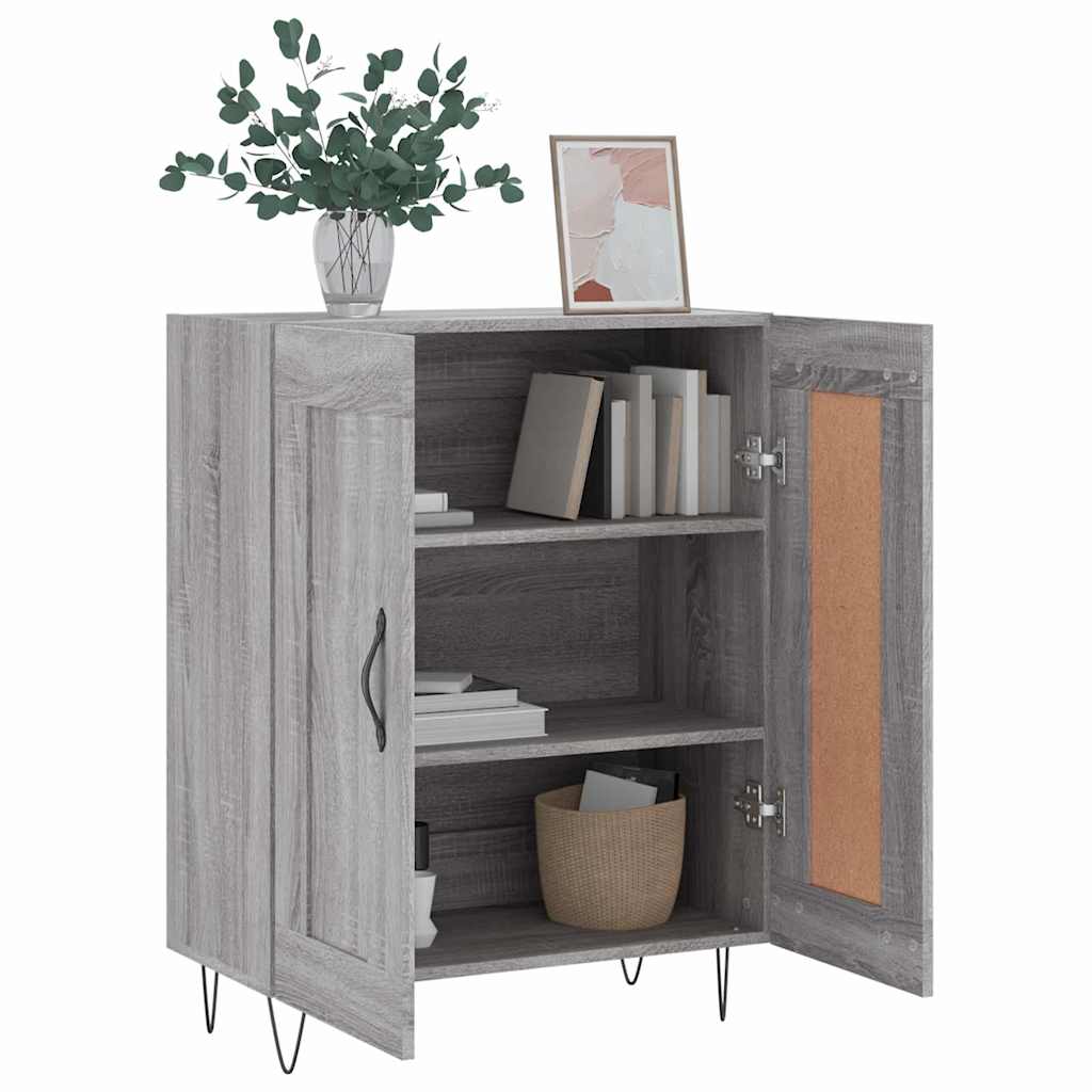 Sideboard Grau Sonoma 69,5x34x90 cm Holzwerkstoff