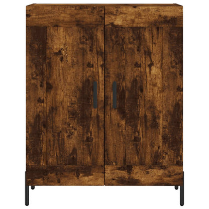 vidaXL Buffet chêne fumé 69,5x34x90 cm Bois d'ingénierie