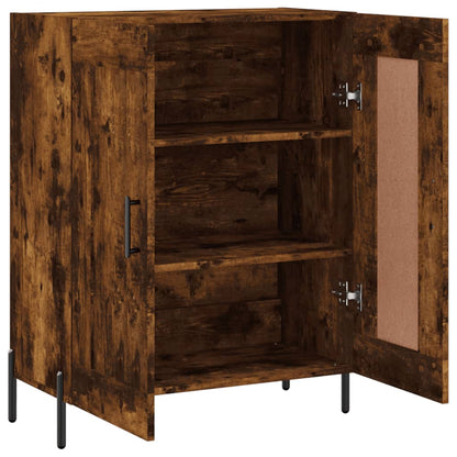 vidaXL Buffet chêne fumé 69,5x34x90 cm Bois d'ingénierie