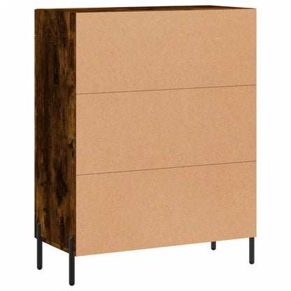vidaXL Buffet chêne fumé 69,5x34x90 cm Bois d'ingénierie