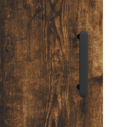 vidaXL Buffet chêne fumé 69,5x34x90 cm Bois d'ingénierie