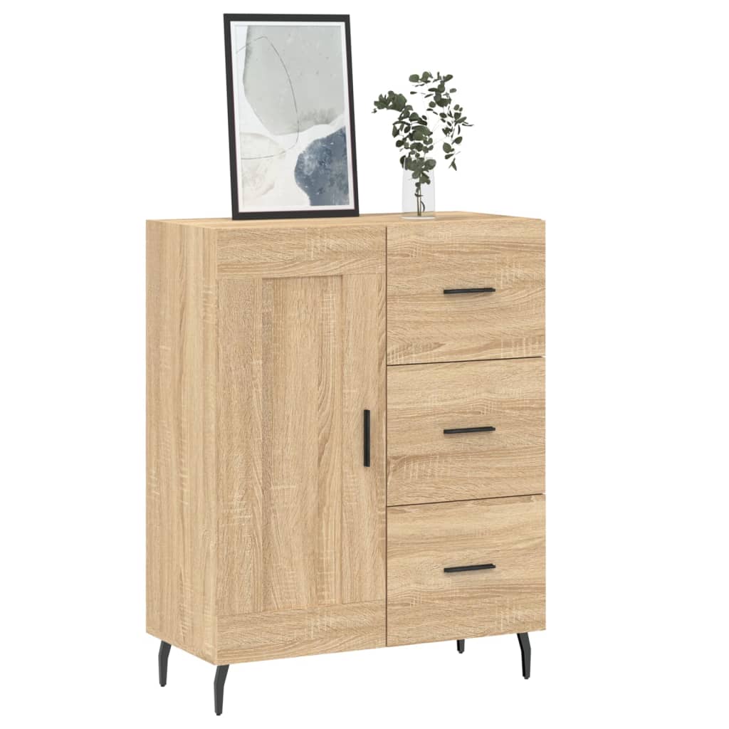 Sideboard Sonoma-Eiche 69,5x34x90 cm Holzwerkstoff
