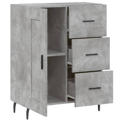 Sideboard Betongrau 69,5x34x90 cm Holzwerkstoff