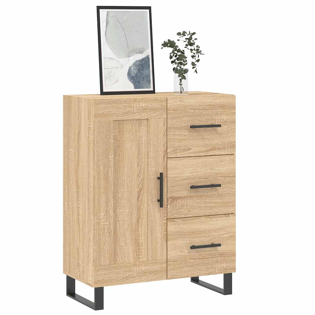 Sideboard Sonoma-Eiche 69,5x34x90 cm Holzwerkstoff