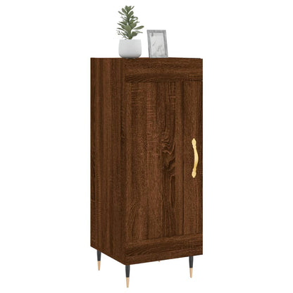 Sideboard Braun Eichen-Optik 34,5x34x90 cm Holzwerkstoff