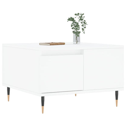vidaXL Couchtisch Weiß 55x55x36,5 cm Holzwerkstoff