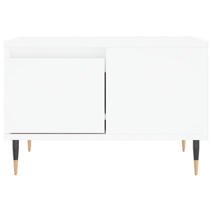 vidaXL Couchtisch Weiß 55x55x36,5 cm Holzwerkstoff