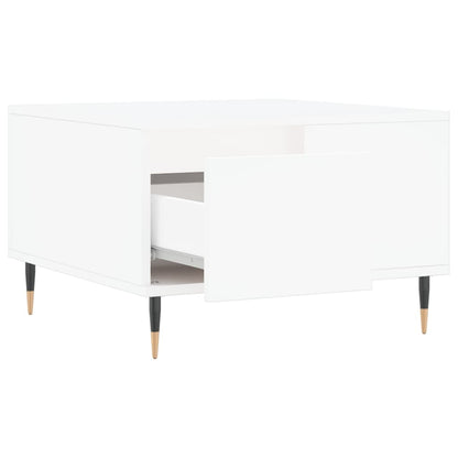 vidaXL Couchtisch Weiß 55x55x36,5 cm Holzwerkstoff