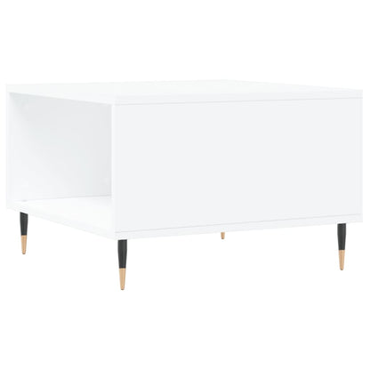 vidaXL Couchtisch Weiß 55x55x36,5 cm Holzwerkstoff