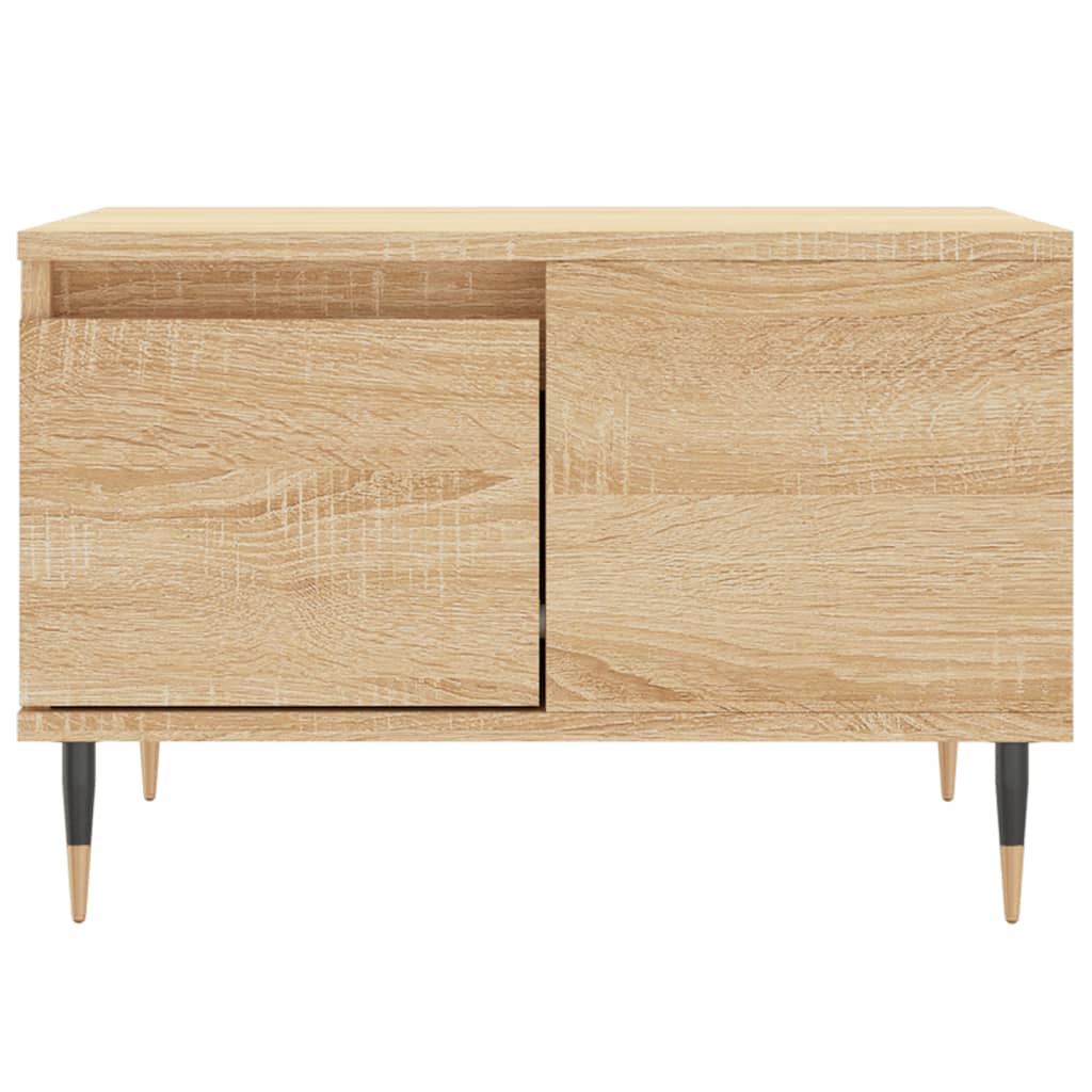 vidaXL Couchtisch Sonoma-Eiche 55x55x36,5 cm Holzwerkstoff
