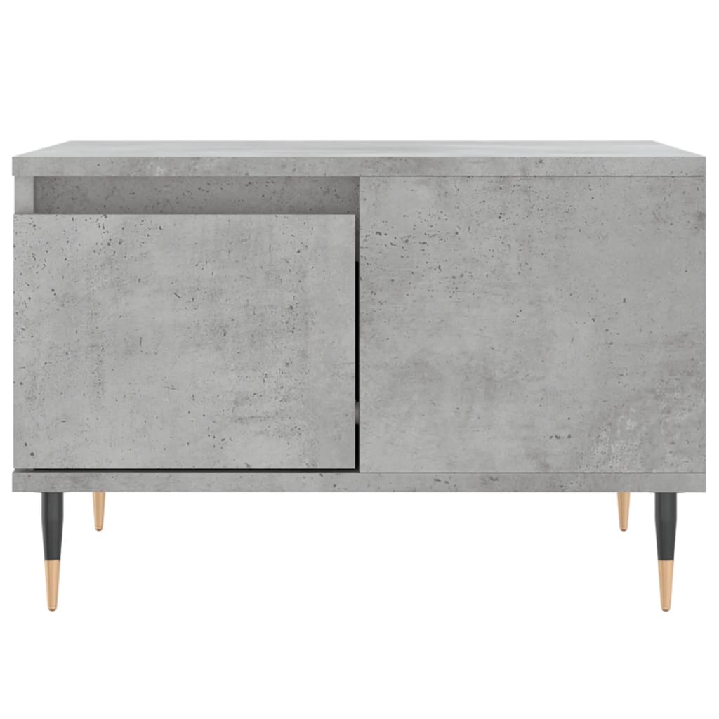vidaXL Couchtisch Betongrau 55x55x36,5 cm Holzwerkstoff
