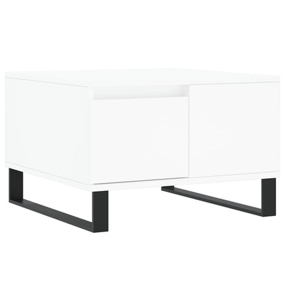 vidaXL Couchtisch Weiß 55x55x36,5 cm Holzwerkstoff