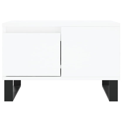 vidaXL Couchtisch Weiß 55x55x36,5 cm Holzwerkstoff