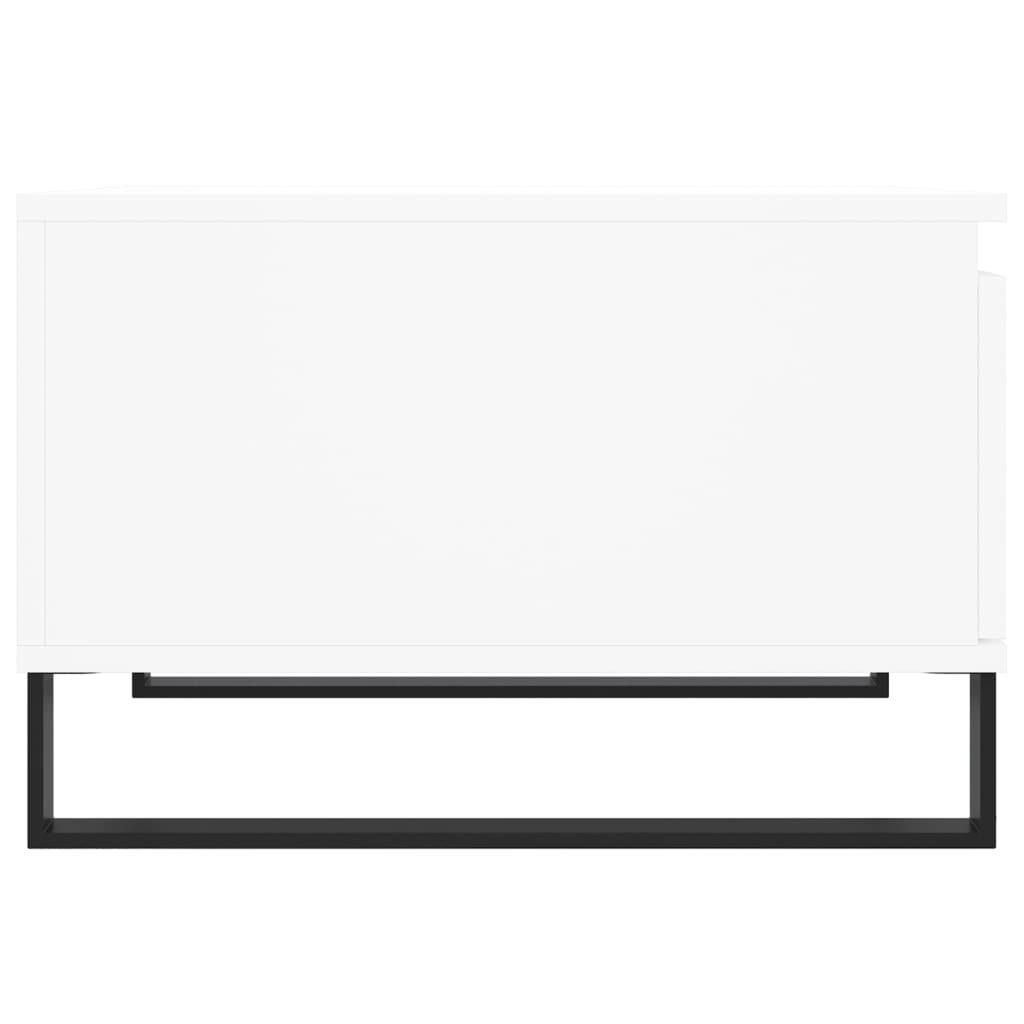 vidaXL Couchtisch Weiß 55x55x36,5 cm Holzwerkstoff