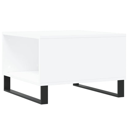 vidaXL Couchtisch Weiß 55x55x36,5 cm Holzwerkstoff