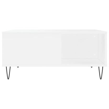 vidaXL Couchtisch Weiß 80x80x36,5 cm Holzwerkstoff