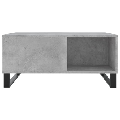 vidaXL Couchtisch Betongrau 80x80x36,5 cm Holzwerkstoff
