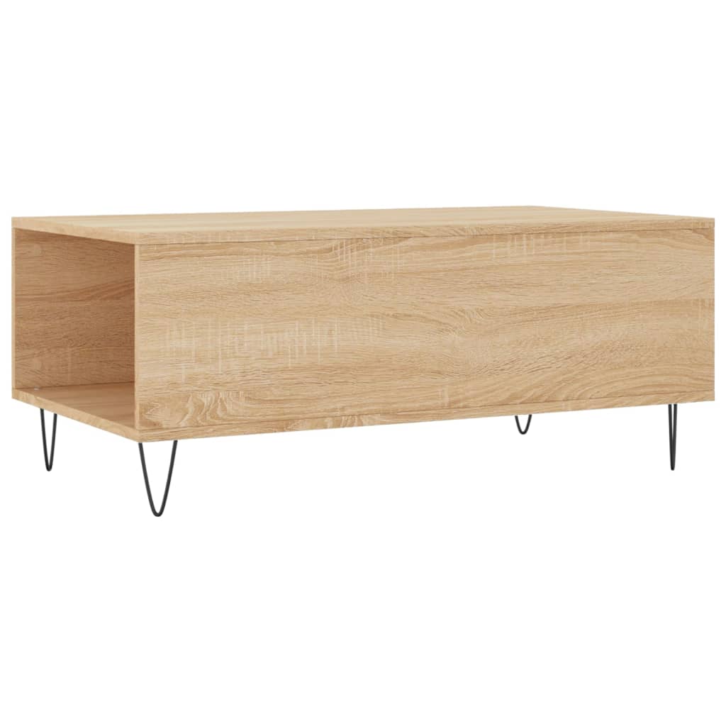 vidaXL Couchtisch Sonoma-Eiche 90x50x36,5 cm Holzwerkstoff