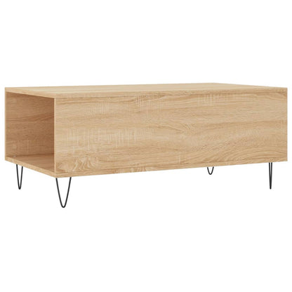 vidaXL Couchtisch Sonoma-Eiche 90x50x36,5 cm Holzwerkstoff
