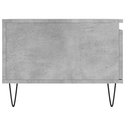 vidaXL Couchtisch Betongrau 90x50x36,5 cm Holzwerkstoff
