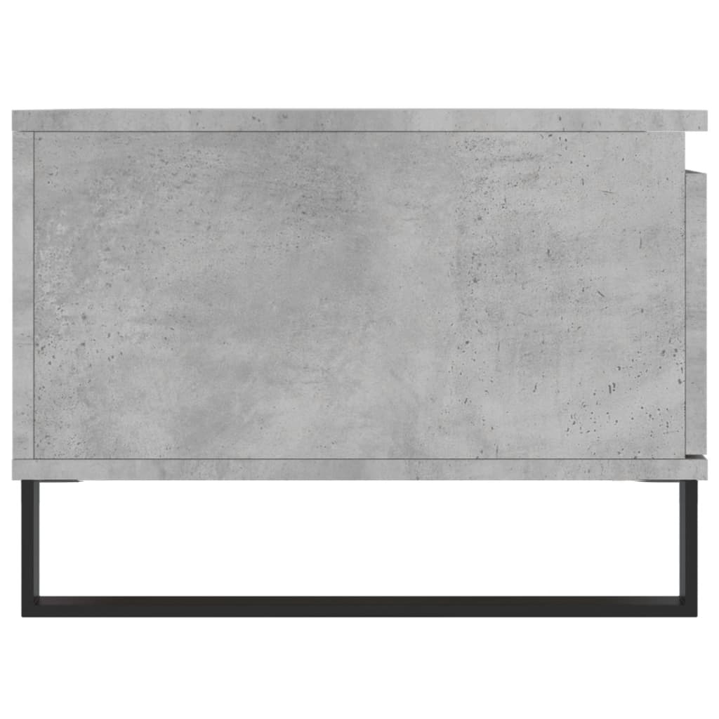 vidaXL Couchtisch Betongrau 90x50x36,5 cm Holzwerkstoff