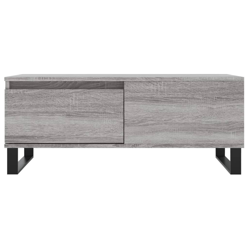 vidaXL Couchtisch Grau Sonoma 90x50x36,5 cm Holzwerkstoff