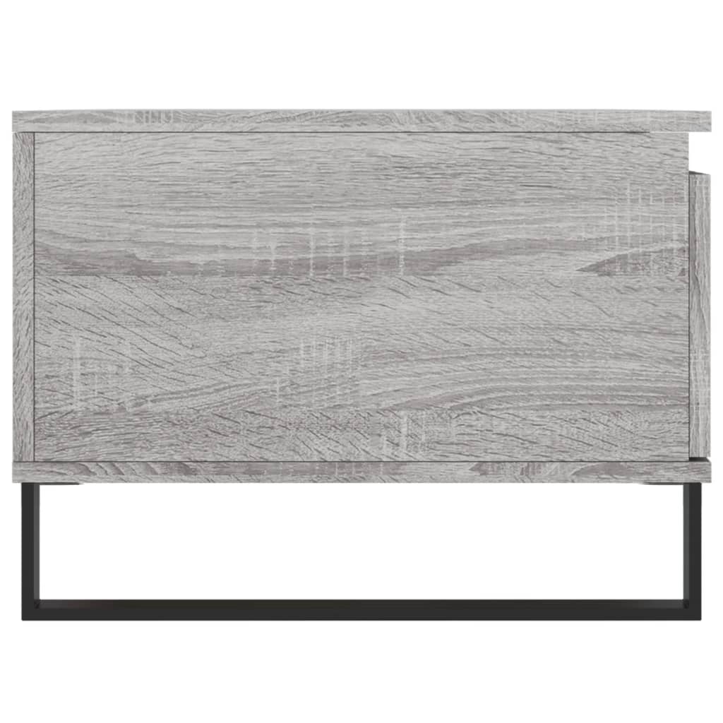 vidaXL Couchtisch Grau Sonoma 90x50x36,5 cm Holzwerkstoff